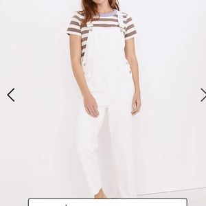 madewell straight leg overalls